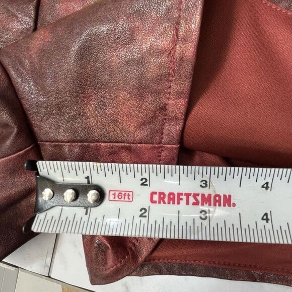 New Fashion Nova Womens Ready For Love Wash Faux Leather Romper Sz Large - Picture 9 of 14